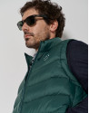 Dark green quilted vest - Man - AW2023 | Roberto Verino
