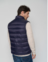 Navy blue quilted vest - Man - AW2023 | Roberto Verino