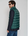 Dark green quilted vest - Man - AW2023 | Roberto Verino