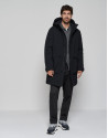Black minimalist raincoat - Man - AW2023 | Roberto Verino
