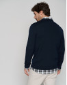 Jersey cuello pico color marino - Hombre | Roberto Verino