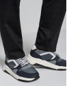 Deportiva estilo runner gris con suela track | Roberto Verino