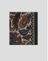 Fular crudo estampado paisley tonos ... | Roberto Verino