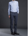 Blue striped sports shirt 