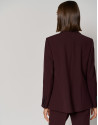 Blazer cruzada crepé doble buganvilla