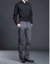 Plain black dress shirt 