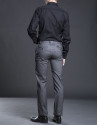 Plain black dress shirt 