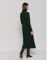 Green knit midi dress with long sleeves - Woman | Roberto Verino