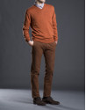 Basic orange knit sweater