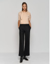 Pantalón sastre espiga negro