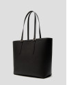 Bolso shopper Sama piel negra - Sale - PV2025 | Roberto Verino