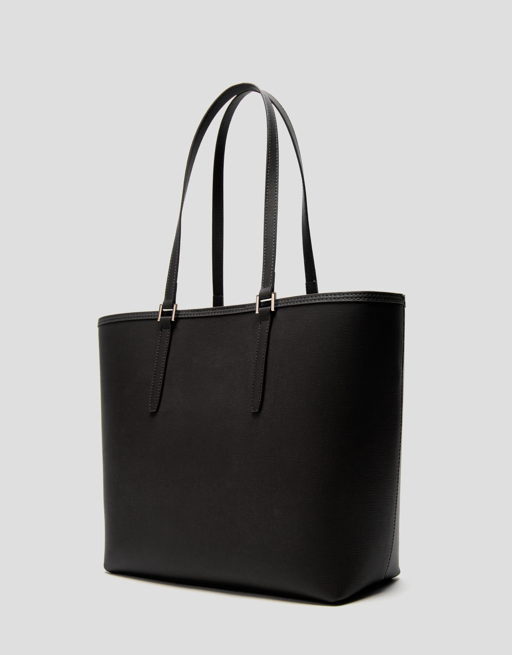 Sama black leather shopper bag - Sale - SS2025 | Roberto Verino