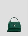 Green snakeskin Alice Mini handbag - AW2023 | Roberto Verino
