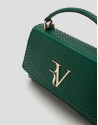 Green snakeskin Alice Mini handbag - AW2023 | Roberto Verino