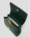 Green snakeskin Alice Mini handbag - AW2023 | Roberto Verino