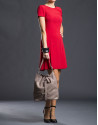 Metallic, brocade and leather Adam bag