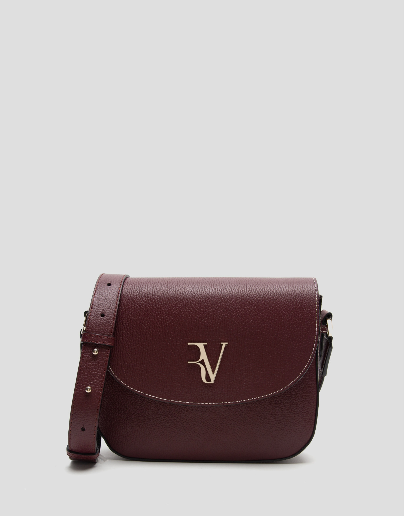 Burgundy leather Cuca Maxi shoulder bag