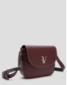 Burgundy leather Cuca Maxi shoulder bag