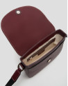 Burgundy leather Cuca Maxi shoulder bag