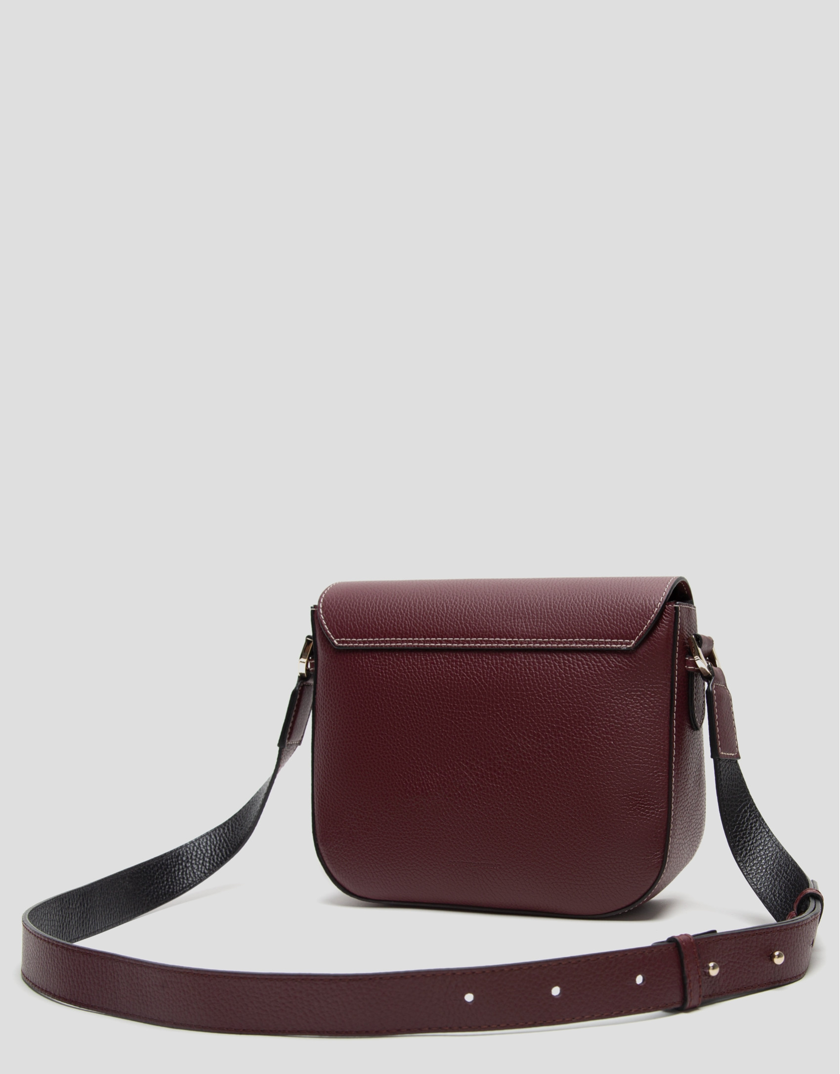 Burgundy leather Cuca Maxi shoulder bag