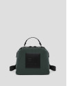 Mochila Dalhia nailon verde grisáceo