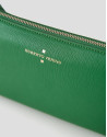Bolso clutch Lisa Nano piel saffiano verde
