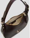Brown leather Cuca Moon shoulder bag