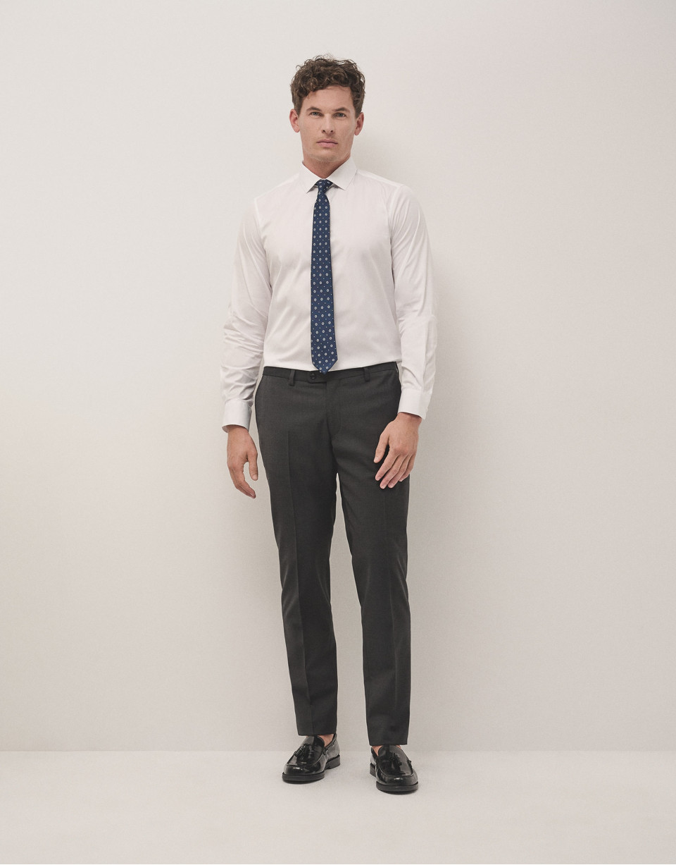 Camisa vestir slim blanca - Hombre - OI2024 | Roberto Verino