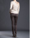 Jersey fino beige estampado