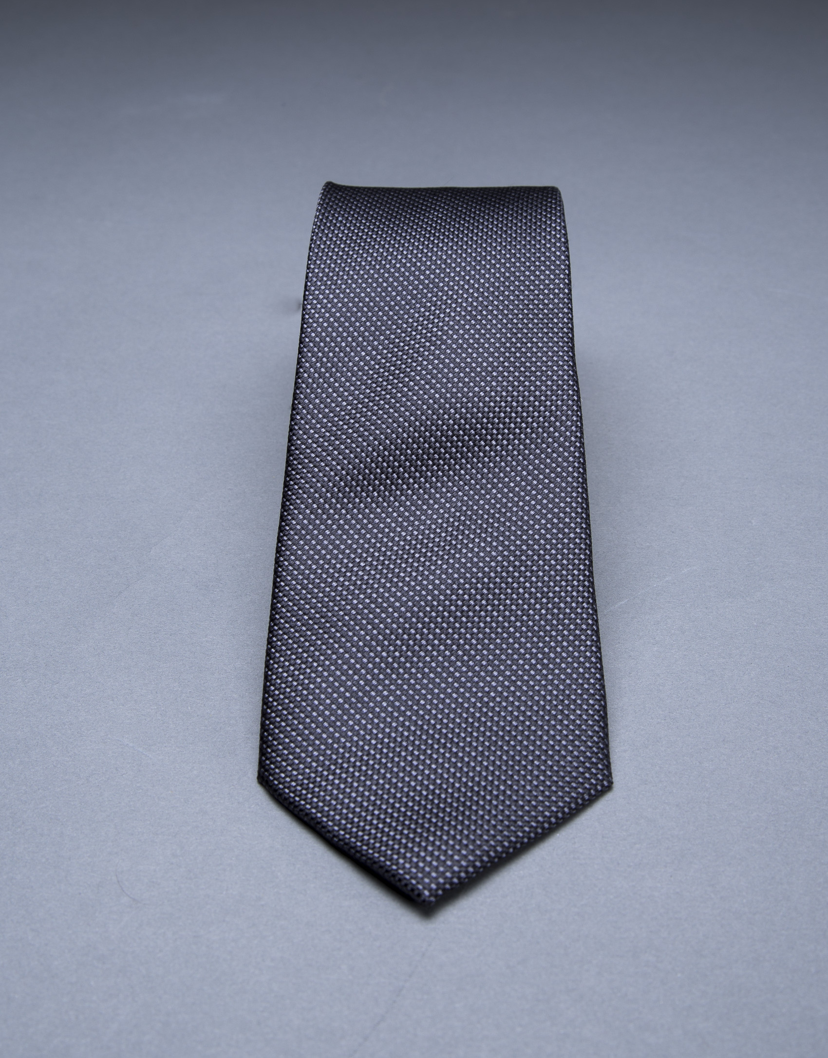 Corbata microdibujo gris