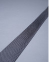 Corbata microdibujo gris