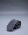 Corbata multirayas gris azul