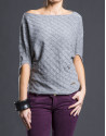Jersey gris nido abeja