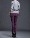 Jersey gris nido abeja