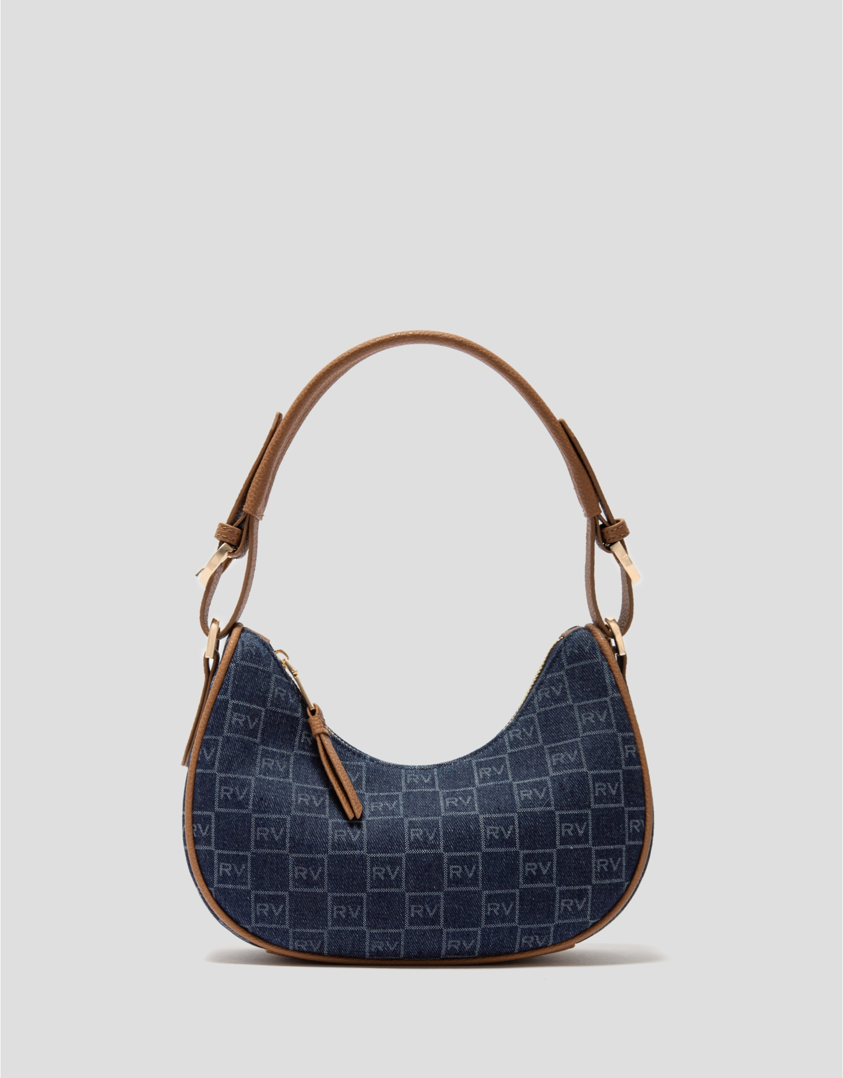 Denim Moon shoulder bag - Woman - SS2024 | Roberto Verino