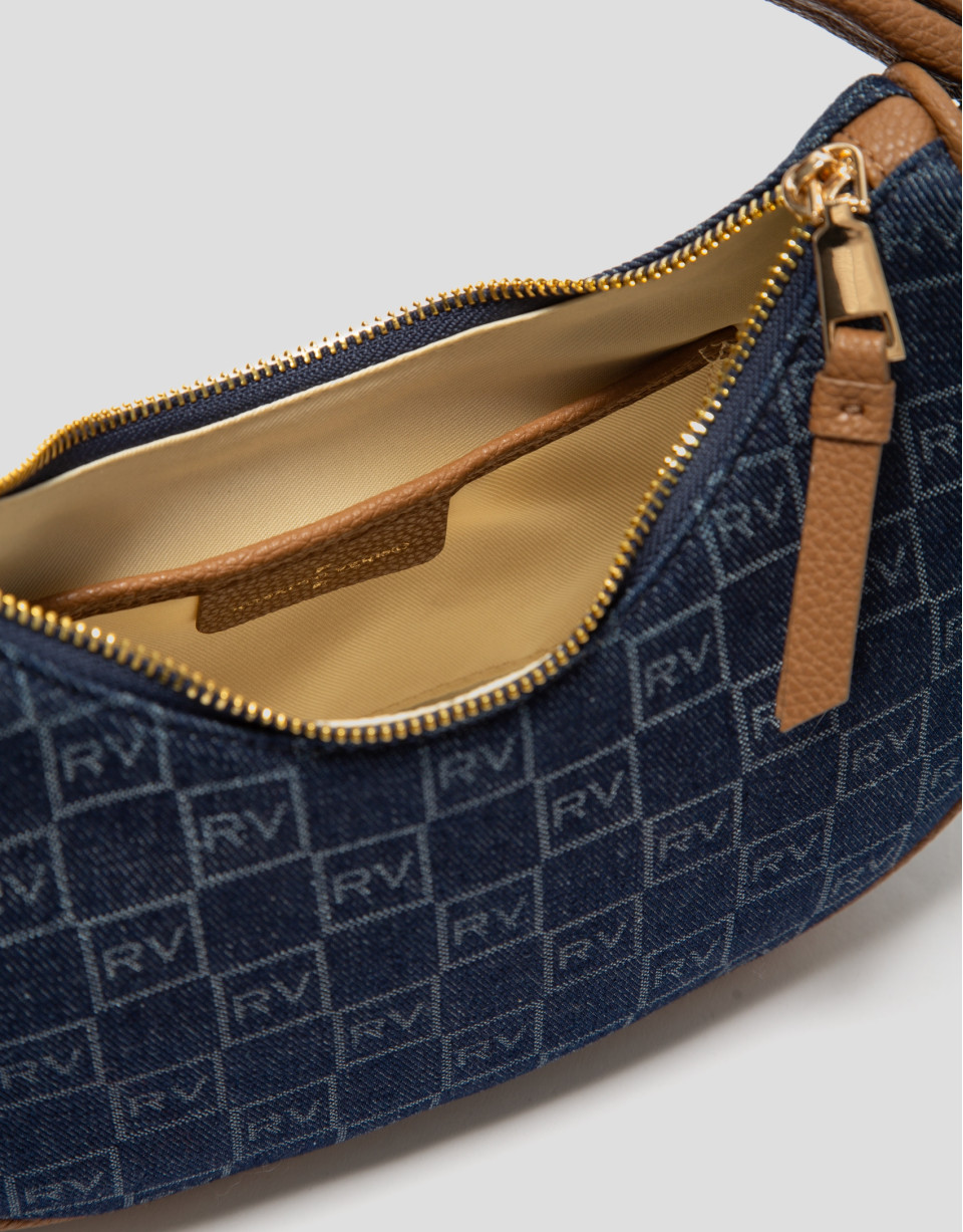 Bolso de hombro Moon Denim - Mujer - PV2024 | Roberto Verino