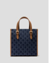 Bolso de mano Linda Satchel Maxi Denim - Mujer | Roberto Verino
