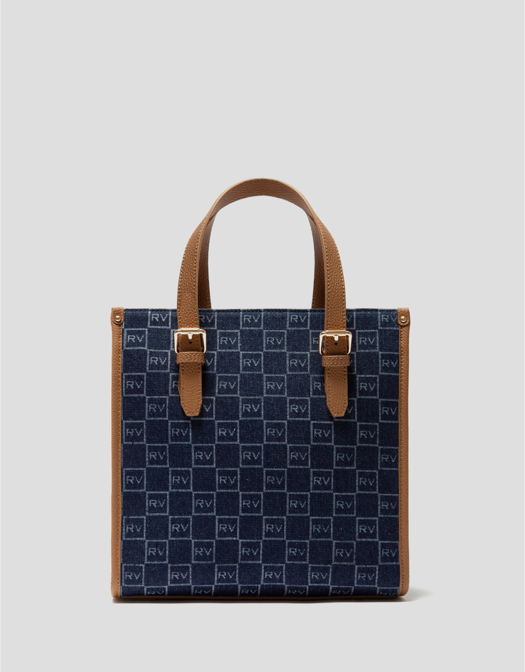 Denim Linda Maxi Satchel bag - Woman - SS2024 | Roberto Verino