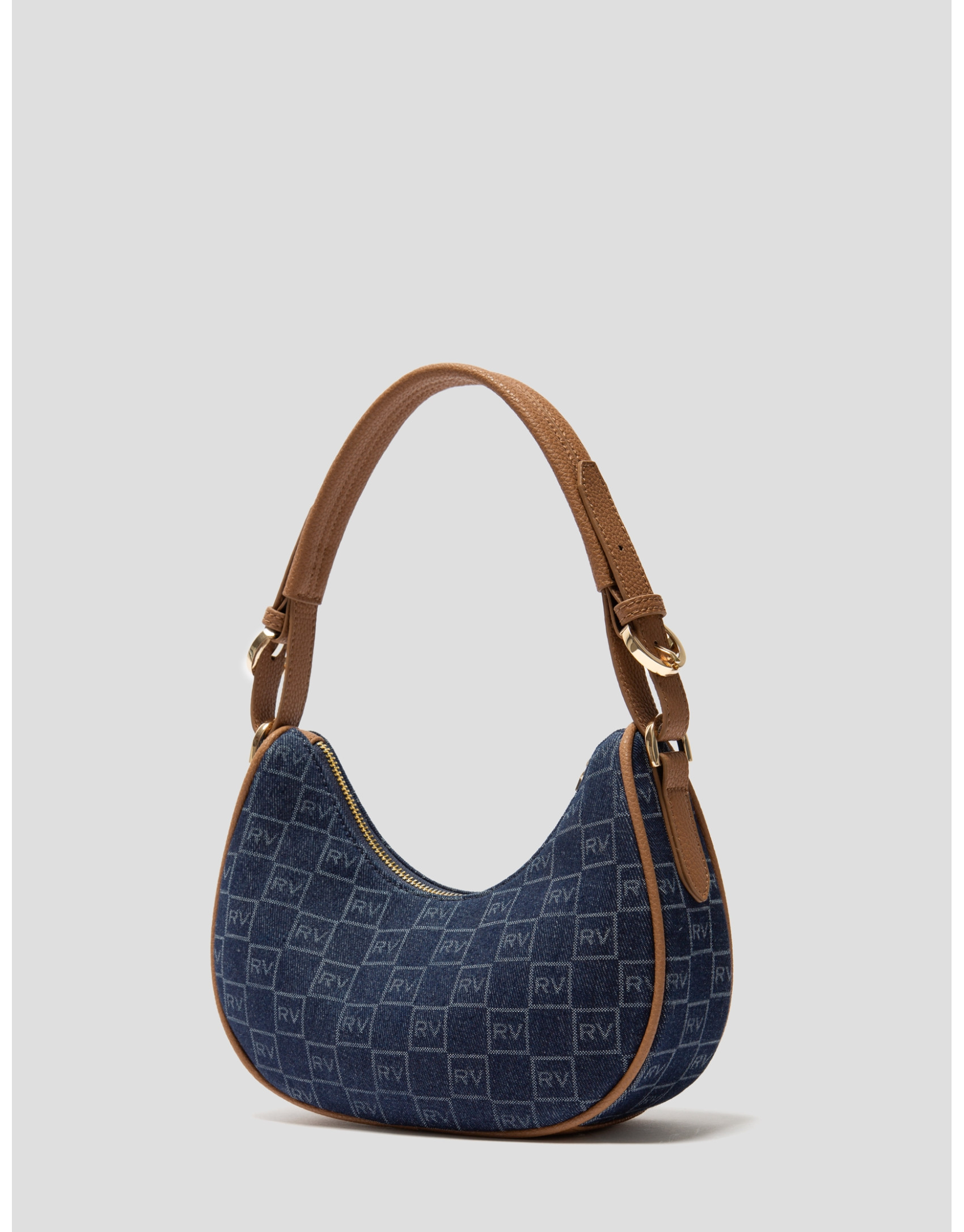 Denim Moon shoulder bag - Woman - SS2024 | Roberto Verino