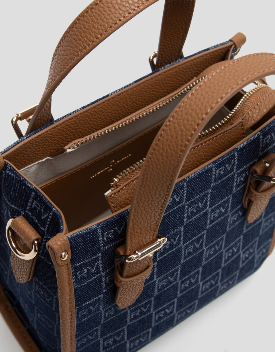 Bolso de mano Linda Satchel Mini Denim