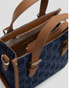 Bolso de mano Linda Satchel Mini Denim