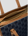 Bolso de mano Linda Satchel Maxi Denim