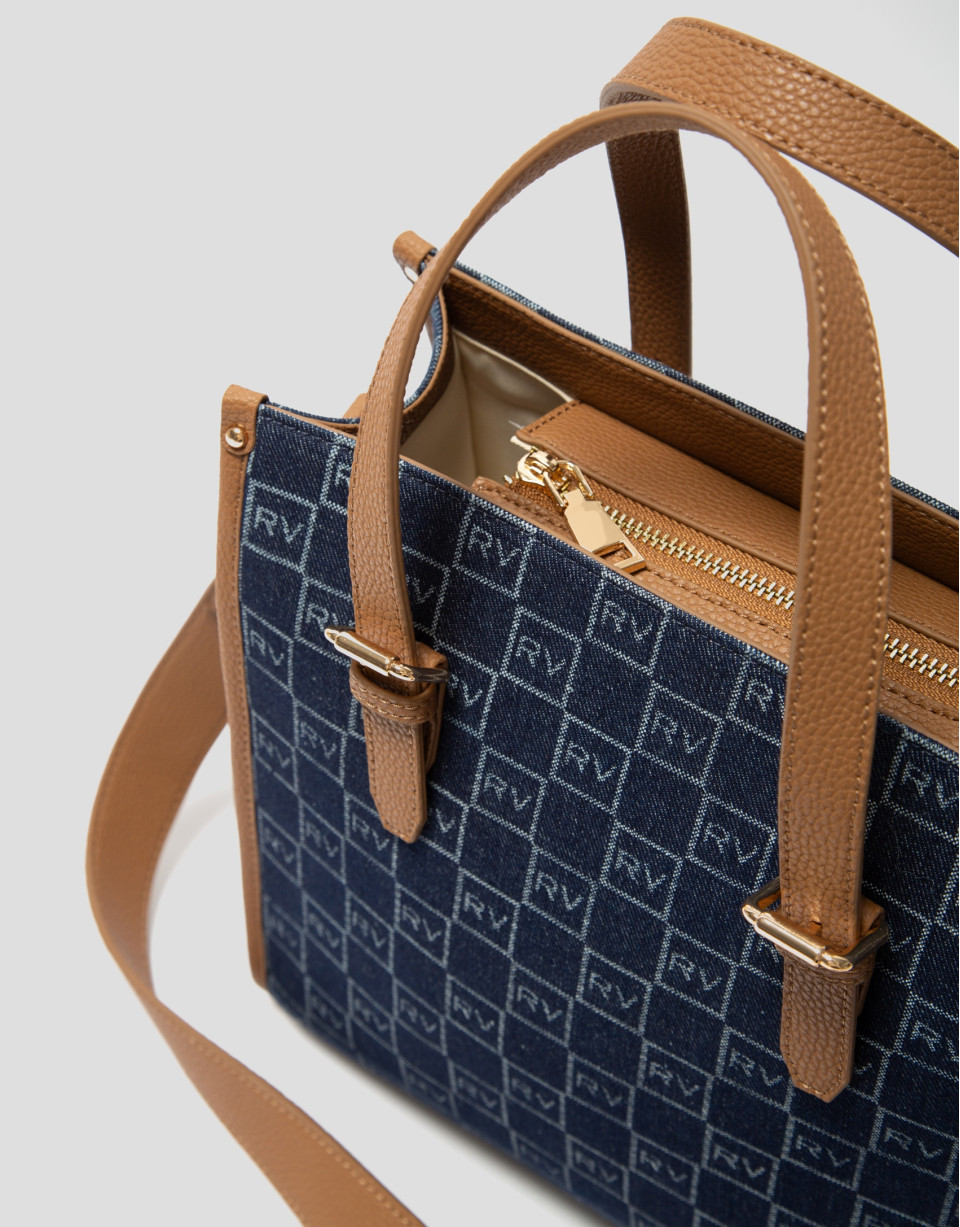 Denim Linda Maxi Satchel bag