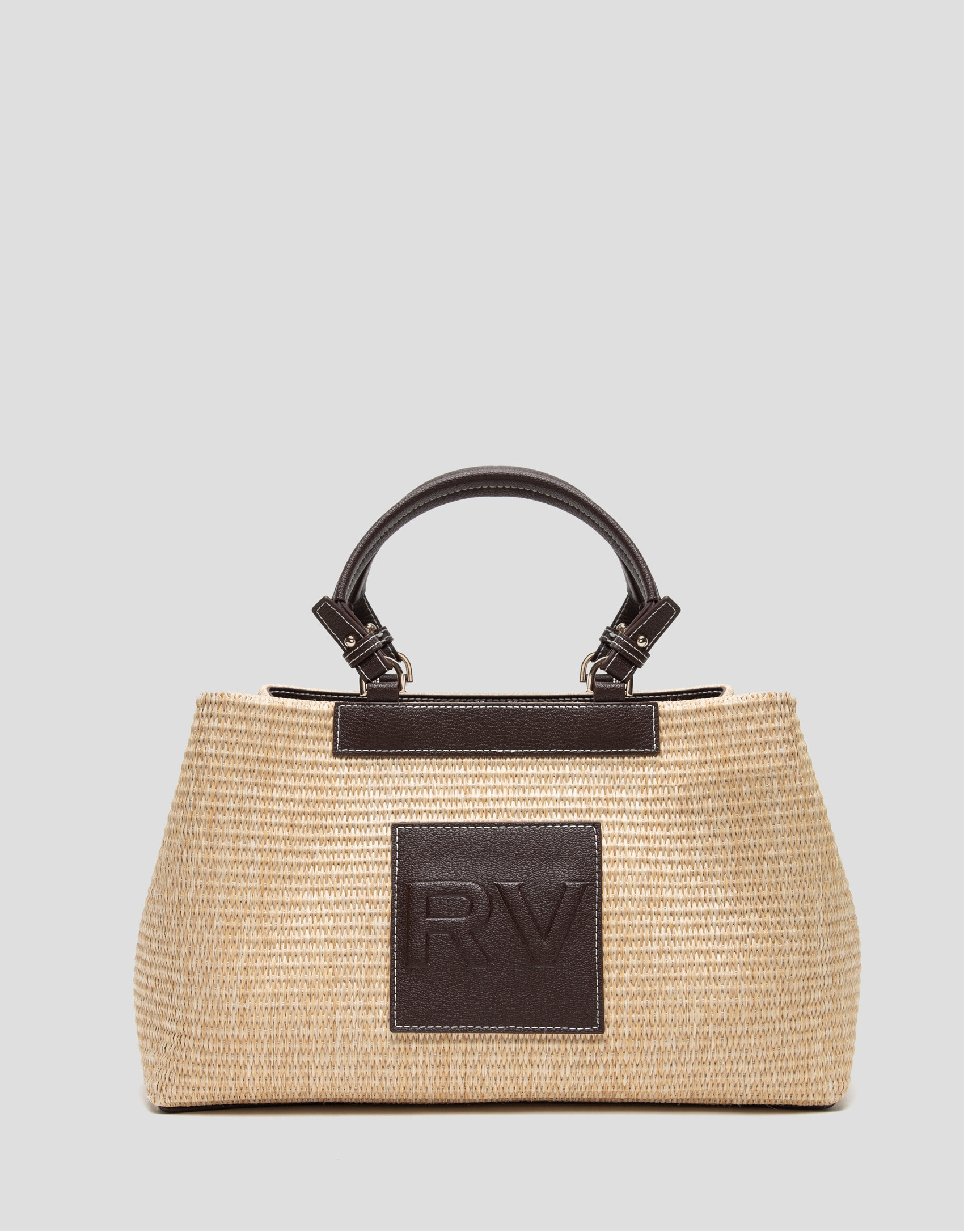Beige leather Telma Satchel bag