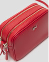 Bolso bandolera Taylor piel chef rojo