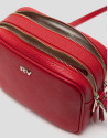Bolso bandolera Taylor piel chef rojo