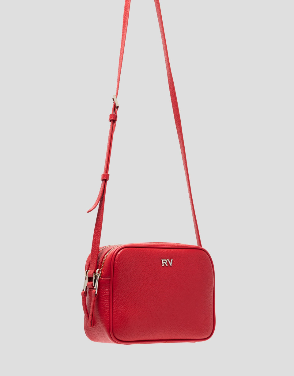 Bolso bandolera Taylor piel chef rojo