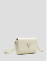 Bolso bandolera Sun piel beige