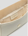 Sun beige leather shoulder bag