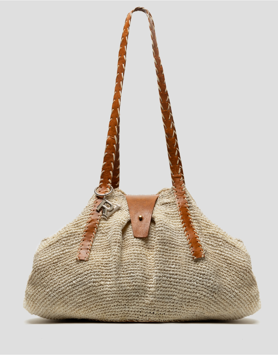 Loose Monaco natural fiber shopping bag